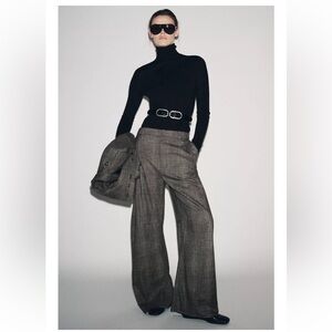 NWT ZARA 2025 COLLECTION CHECKED WOOL BALLOON PANTS SIZE L
🚨FIRM PRICE